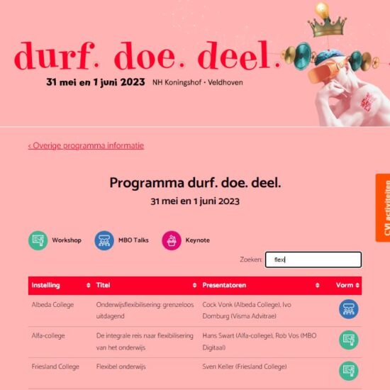 Programma van Dé CVI Conferentie 2023 bekend